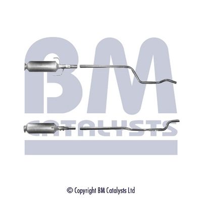 BM CATALYSTS Nosēdumu-/Daļiņu filtrs, Izplūdes gāzu sistēma BM11062
